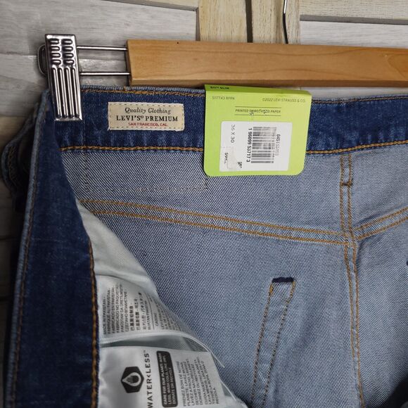 New Levi's Premium 511 36x30 Slim Fit Flex Jeans Stretch 36 Mens Performance - Picture 8 of 9